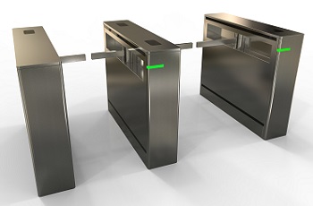 SlimLane SQ Swing Arm Security Entrance Lanes Turnstiles